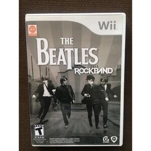 The Beatles: Rock Band Nintendo Wii Game 2007 W/ Case & Manual